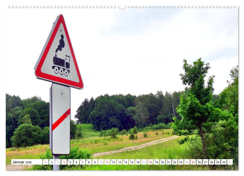 Schienen ins Nichts - Ein Stück ostpreußischer Eisenbahngeschichte (CALVENDO Wandkalender 2026)