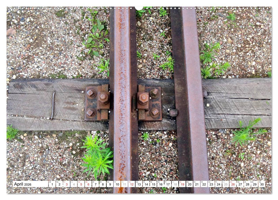 Schienen ins Nichts - Ein Stück ostpreußischer Eisenbahngeschichte (CALVENDO Wandkalender 2026)