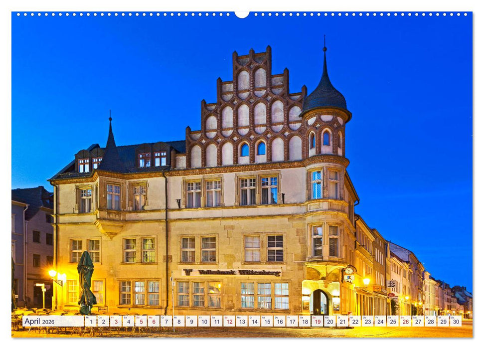 Lutherstadt Wittenberg - Die Wirkstätte des rebellischen Martin Luther (CALVENDO Premium Wandkalender 2026)