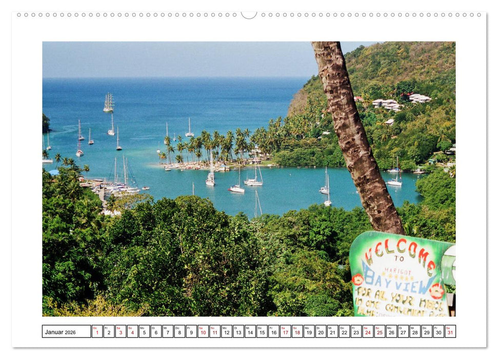 KARIBIK - die Vielfalt genießen (CALVENDO Wandkalender 2026)