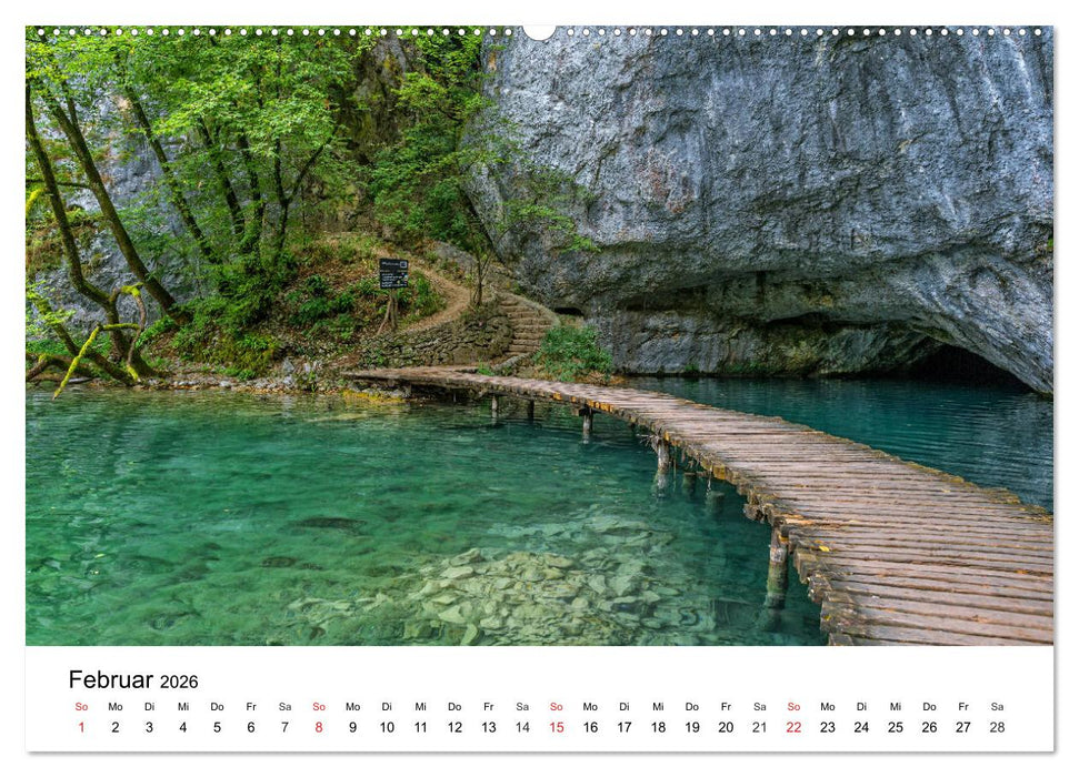 Nationalpark Plitvicer Seen (CALVENDO Wandkalender 2026)