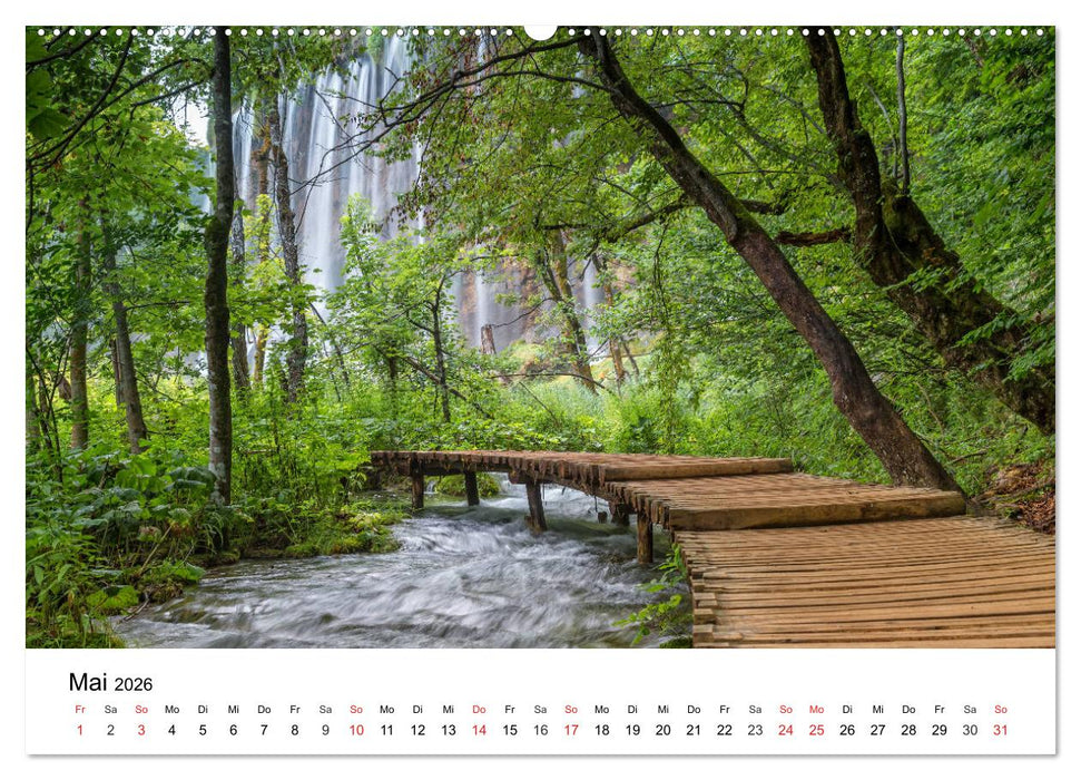 Nationalpark Plitvicer Seen (CALVENDO Wandkalender 2026)