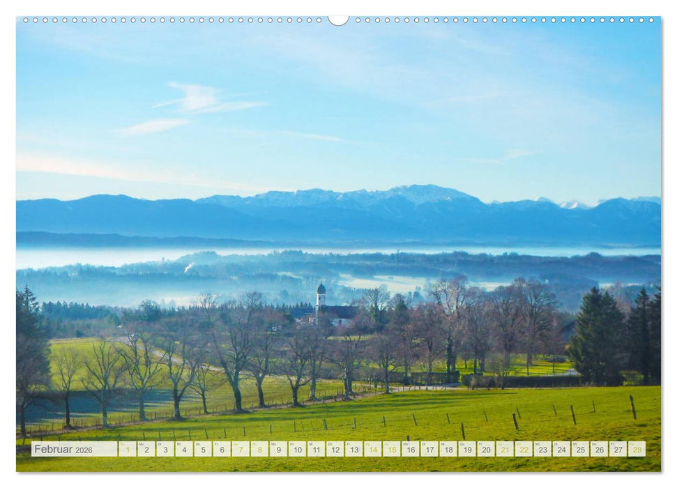 Wunderschönes Oberbayern (CALVENDO Wandkalender 2026)