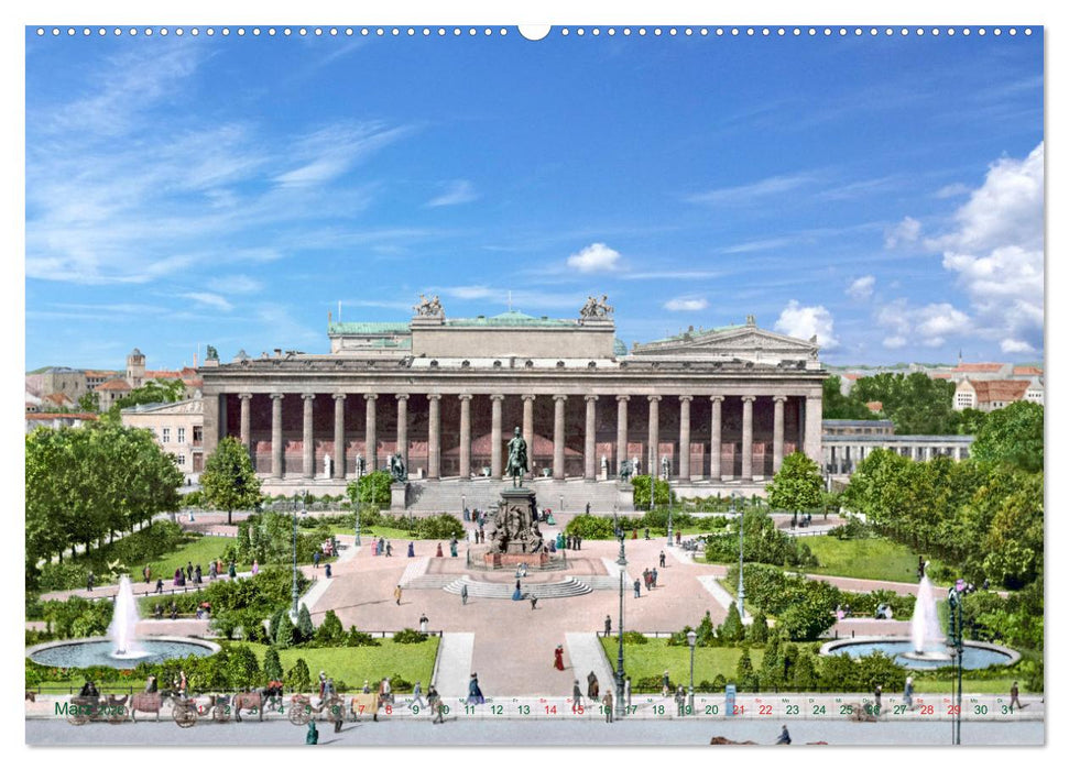 Berlin zur Kaiserzeit – Fotos neu restauriert und detailkoloriert (CALVENDO Premium Wandkalender 2026)