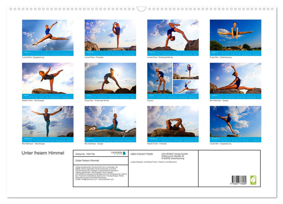 Unter freiem Himmel (CALVENDO Wandkalender 2026)
