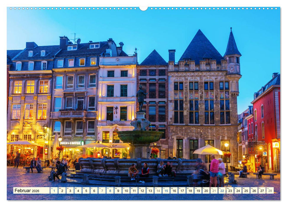 Aachen - die Kaiserstadt am Dreiländereck (CALVENDO Wandkalender 2026)