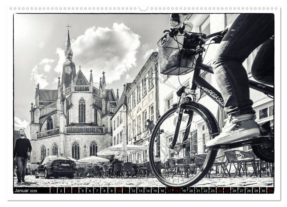 Osnabrück fährt Fahrrad (CALVENDO Wandkalender 2026)