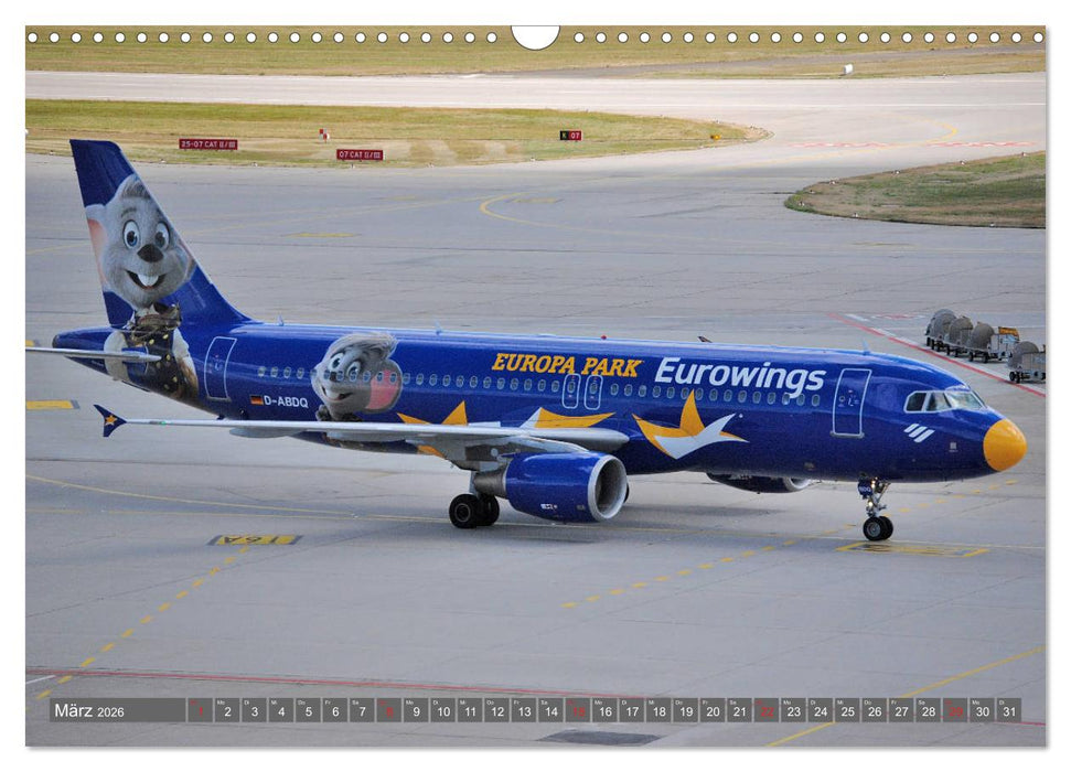 Flugzeuge zwischen Himmel und Erde (CALVENDO Wandkalender 2026)