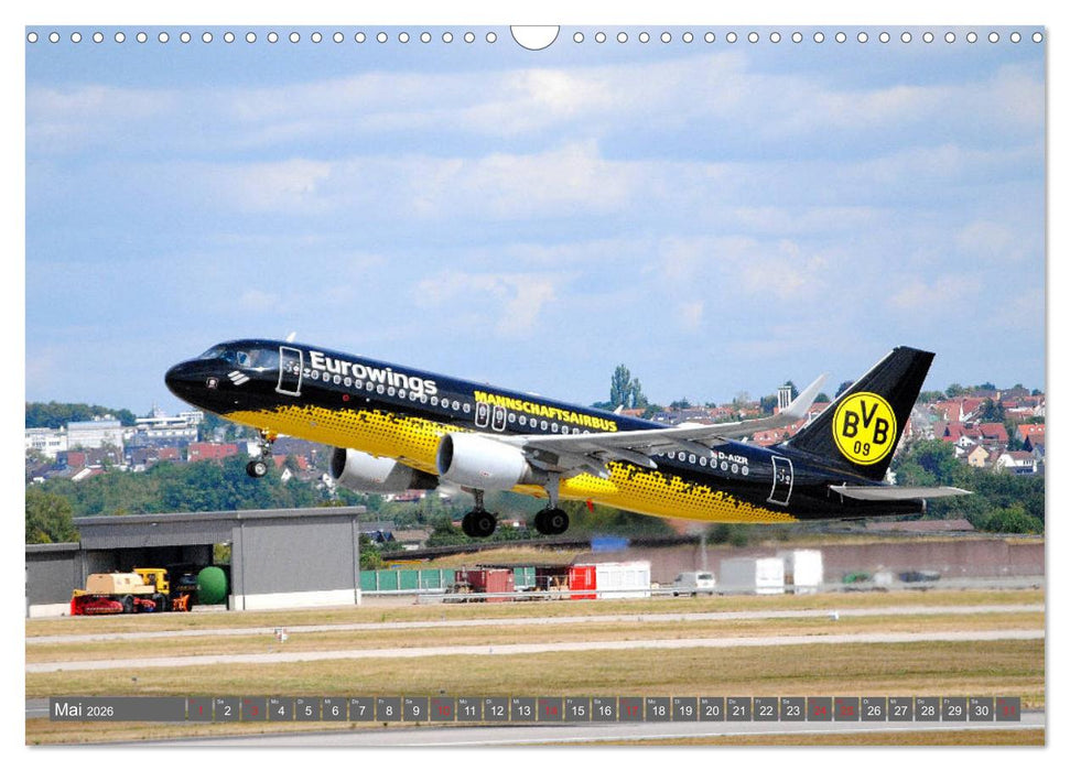 Flugzeuge zwischen Himmel und Erde (CALVENDO Wandkalender 2026)