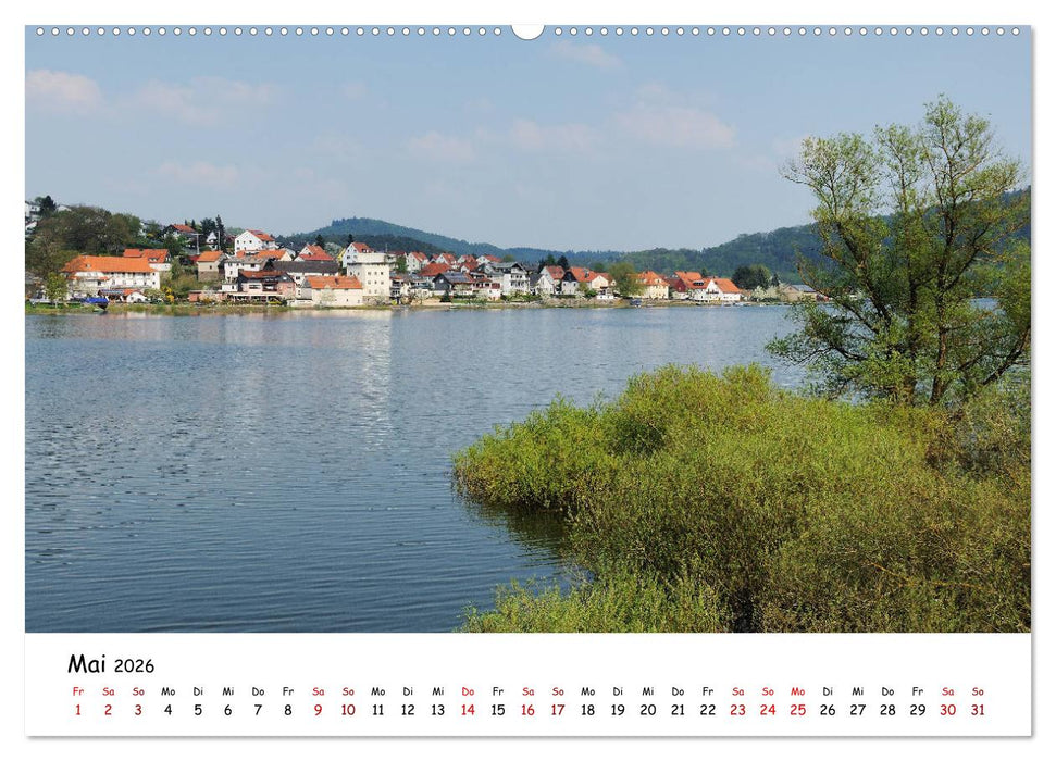 Der Edersee - Das Paradies in Nordhessen (CALVENDO Wandkalender 2026)