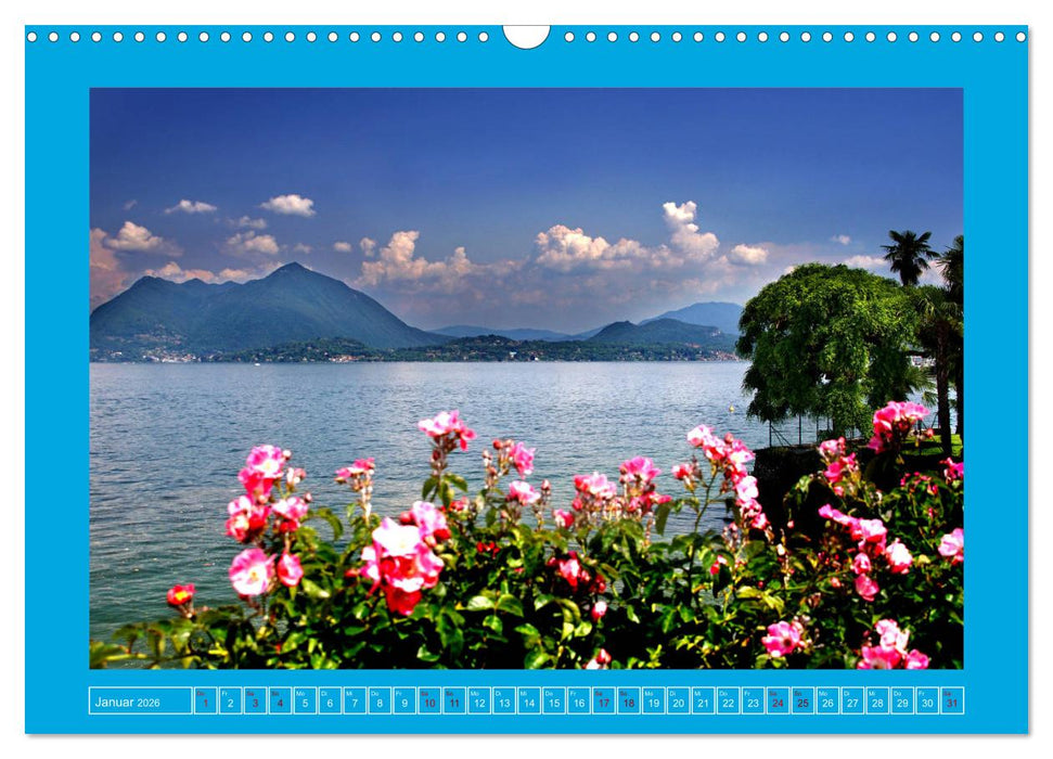 Rund um den Lago Maggiore (CALVENDO Wandkalender 2026)