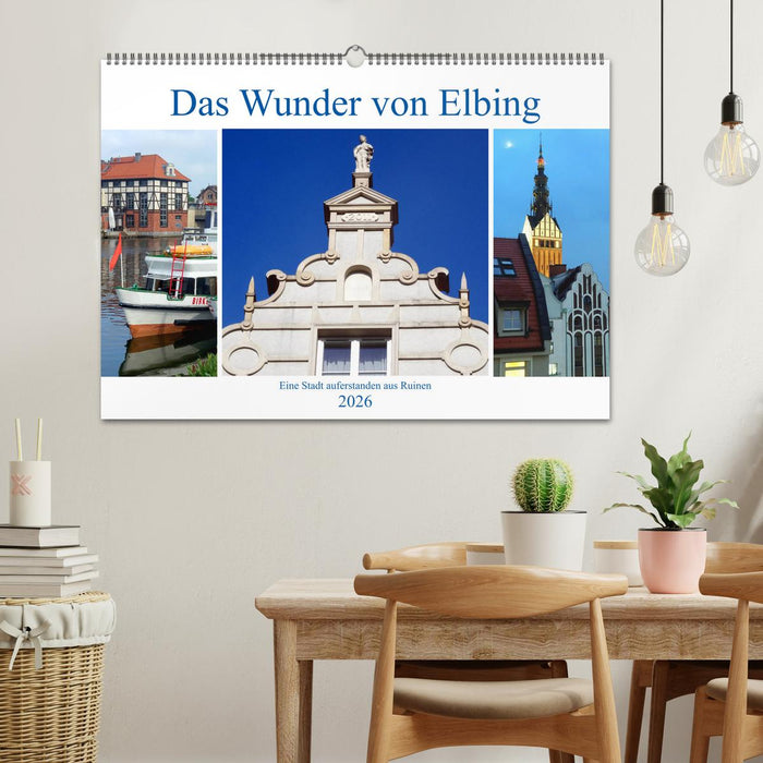 Das Wunder von Elbing - Eine Stadt auferstanden aus Ruinen (CALVENDO Wandkalender 2026)