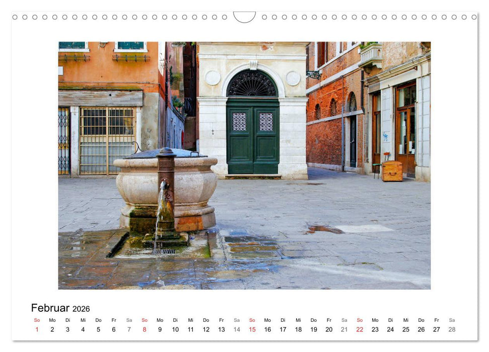 Venedig - Vergängliche Schönheit (CALVENDO Wandkalender 2026)