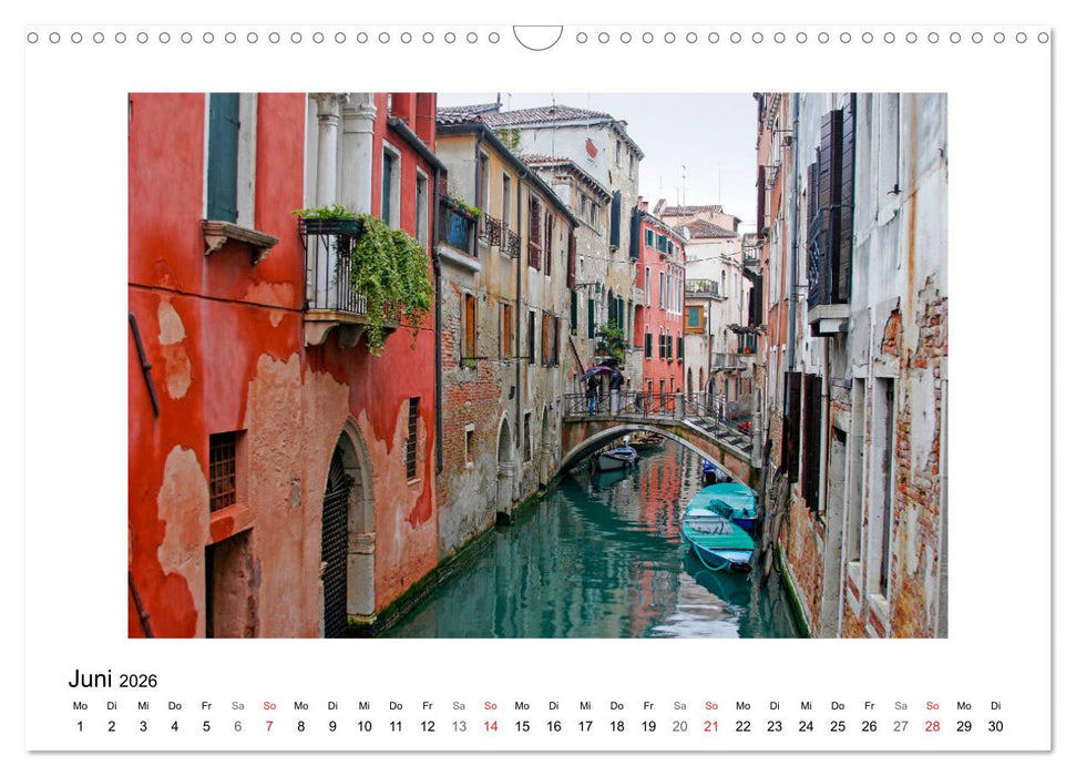 Venedig - Vergängliche Schönheit (CALVENDO Wandkalender 2026)