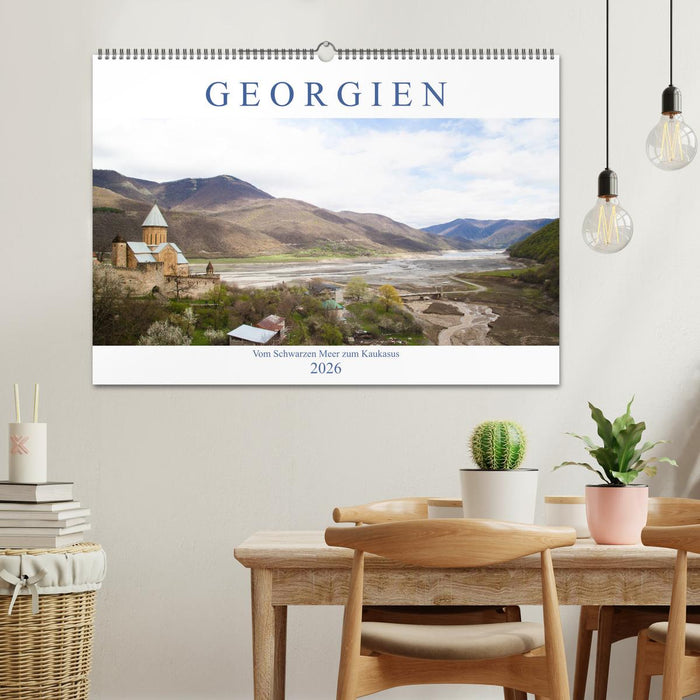 Georgien - Vom Schwarzen Meer zum Kaukasus (CALVENDO Wandkalender 2026)