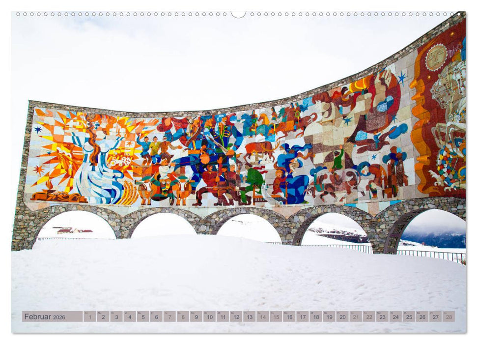 Georgien - Vom Schwarzen Meer zum Kaukasus (CALVENDO Wandkalender 2026)