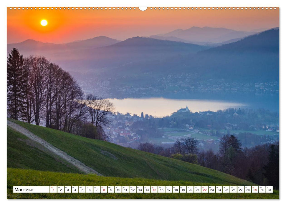 Ein Frühling am Traunsee - Verträumte Ansichten (CALVENDO Wandkalender 2026)