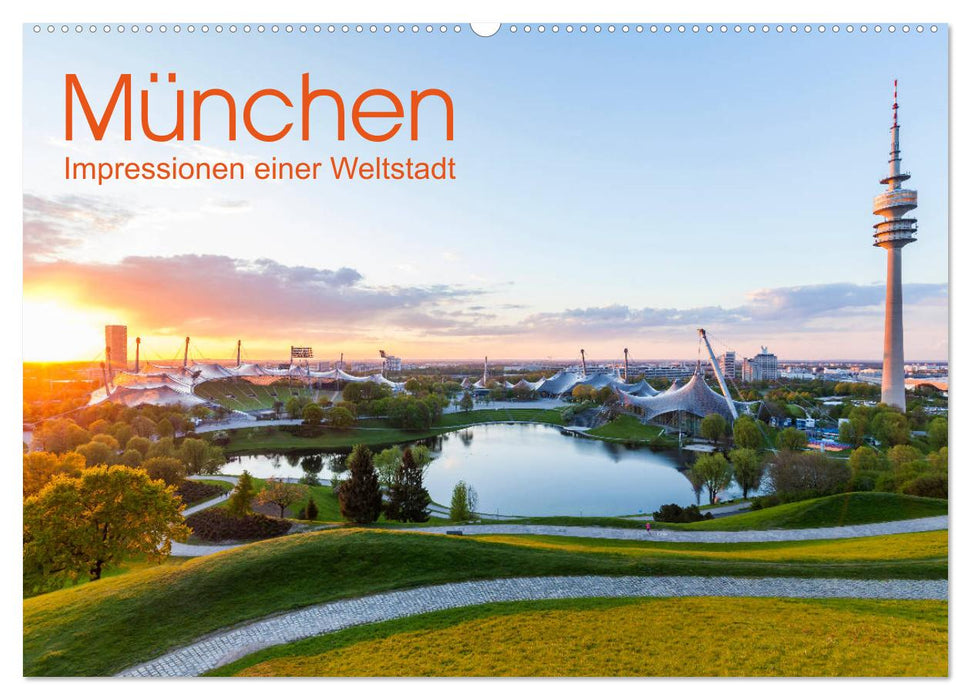 MÜNCHEN Impressionen einer Weltstadt (CALVENDO Wandkalender 2026)