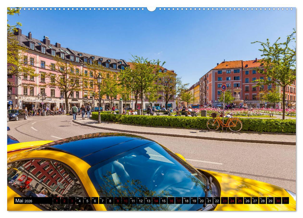 MÜNCHEN Impressionen einer Weltstadt (CALVENDO Wandkalender 2026)