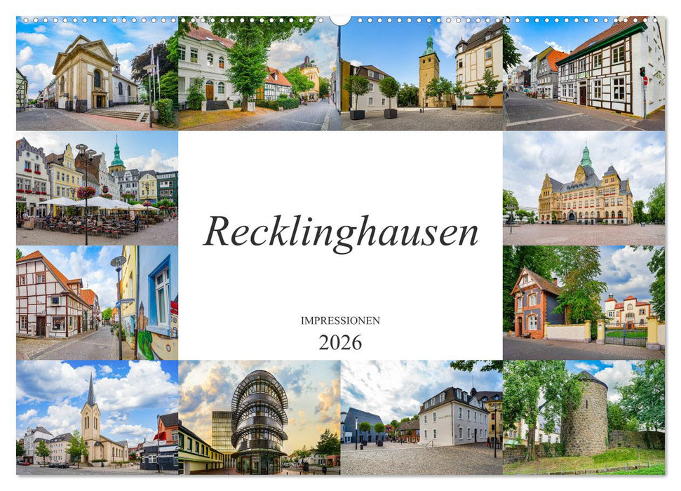 Recklinghausen Impressionen (CALVENDO Wandkalender 2026)
