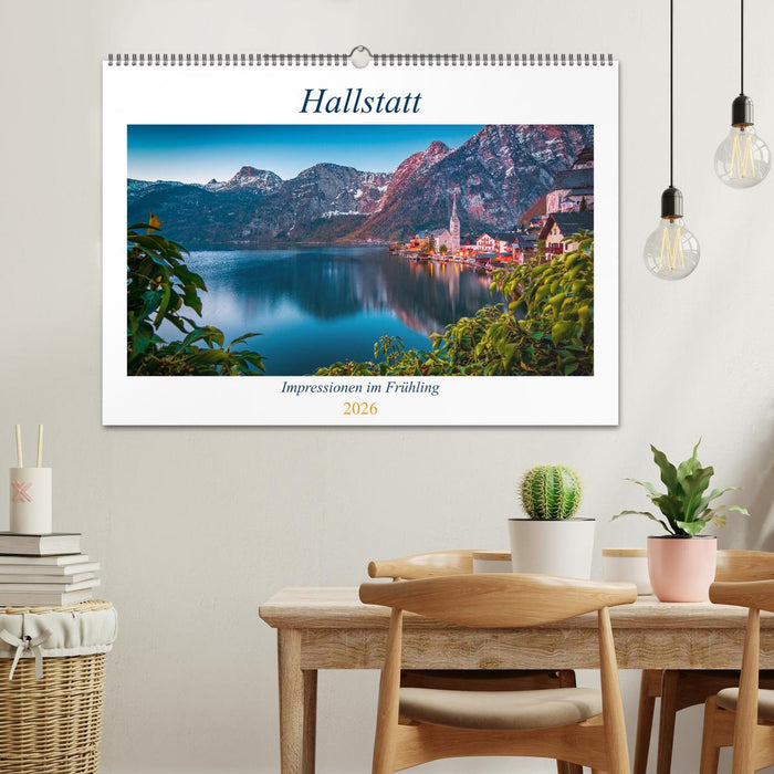 Hallstatt - Impressionen im Frühling (CALVENDO Wandkalender 2026)