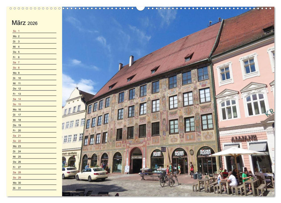 Landshut erleben (CALVENDO Wandkalender 2026)