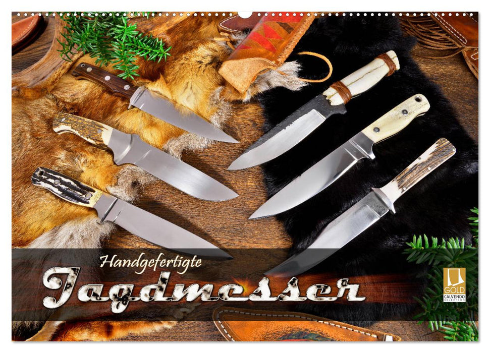 Handgefertigte Jagdmesser (CALVENDO Wandkalender 2026)