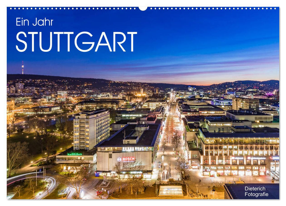 Ein Jahr STUTTGART (CALVENDO Wandkalender 2026)