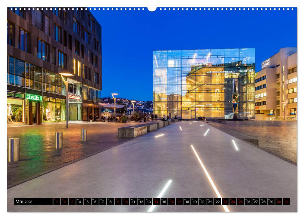 Ein Jahr STUTTGART (CALVENDO Wandkalender 2026)