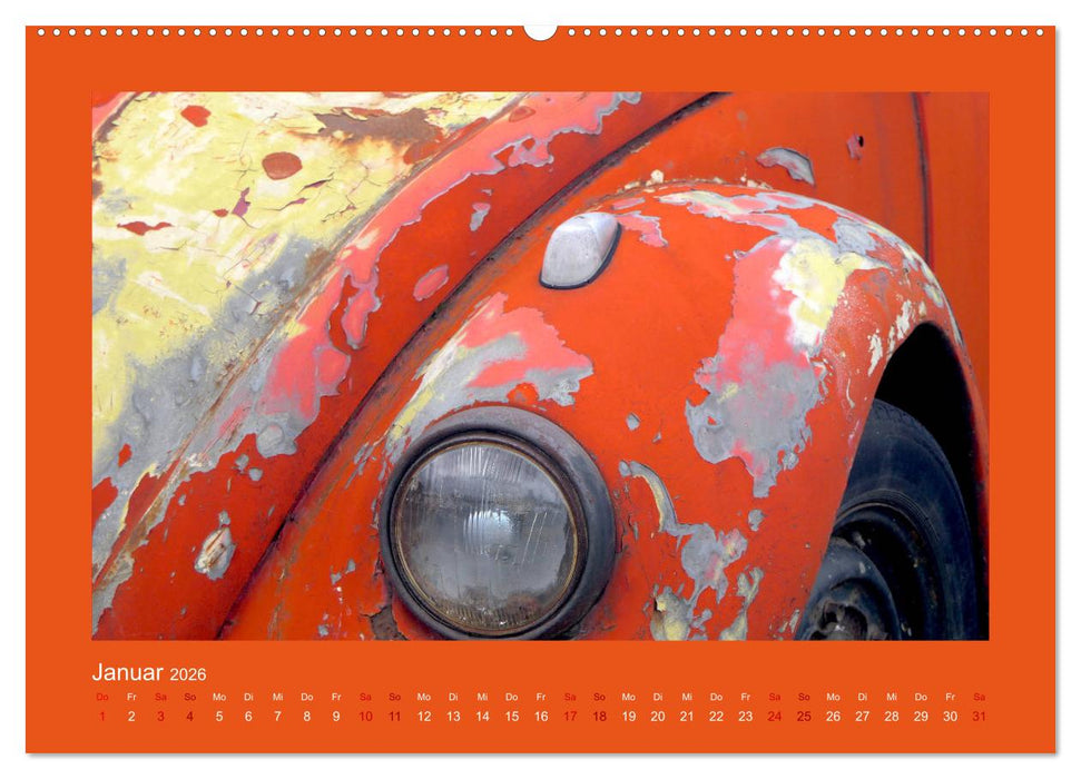 Vergessene Schätze - Oldtimer auf Schrottplätzen (CALVENDO Wandkalender 2026)