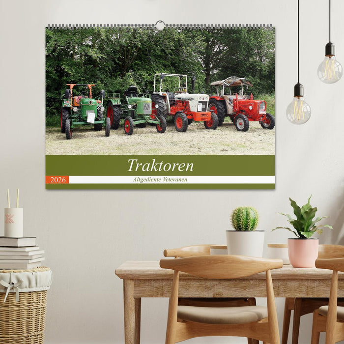 Traktoren - Altgediente Veteranen (CALVENDO Wandkalender 2026)