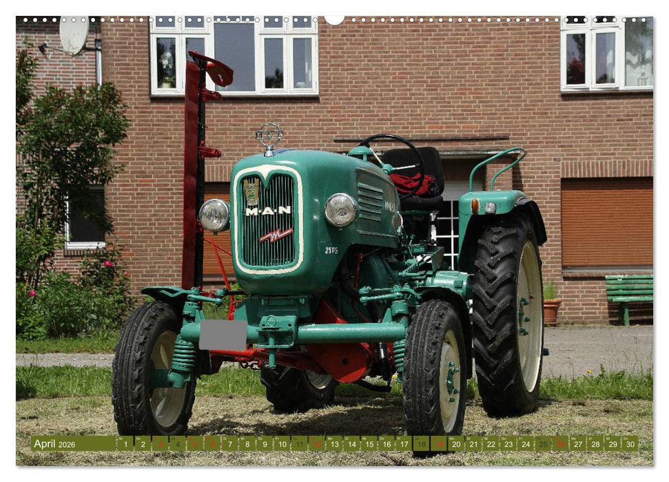Traktoren - Altgediente Veteranen (CALVENDO Wandkalender 2026)