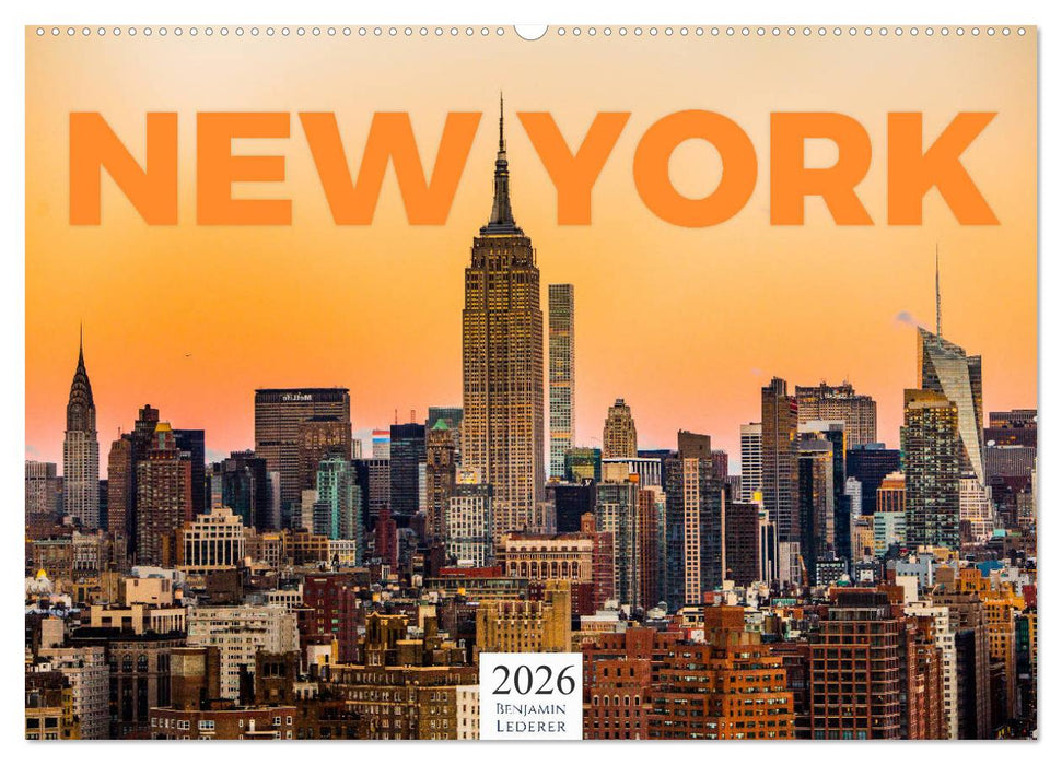 New York - Eine Weltstadt (CALVENDO Wandkalender 2026)