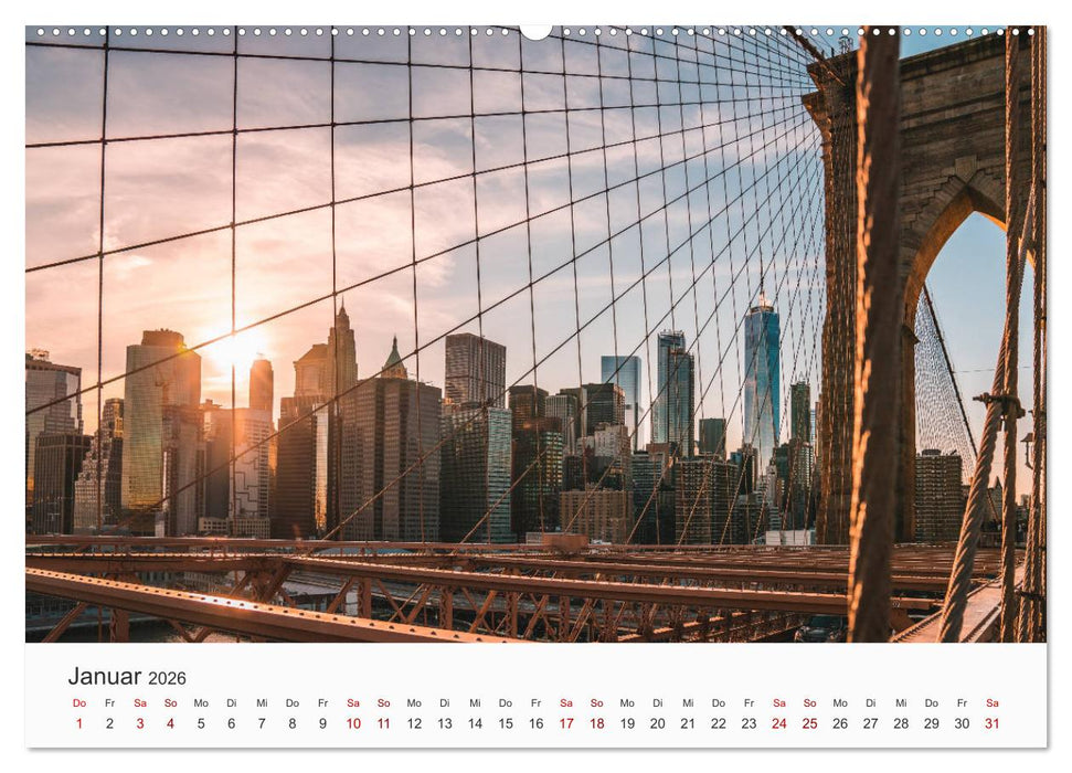 New York - Eine Weltstadt (CALVENDO Wandkalender 2026)