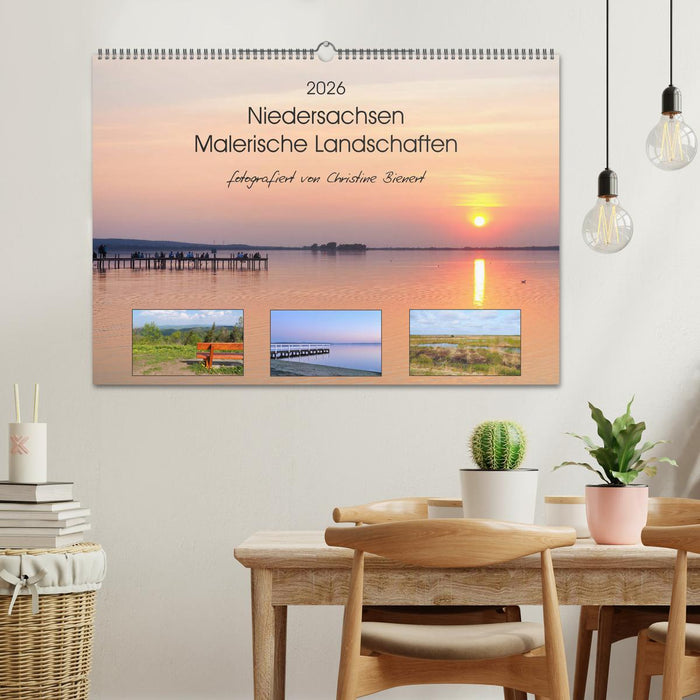 Niedersachsen - Malerische Landschaften (CALVENDO Wandkalender 2026)