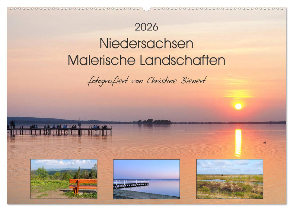 Niedersachsen - Malerische Landschaften (CALVENDO Wandkalender 2026)