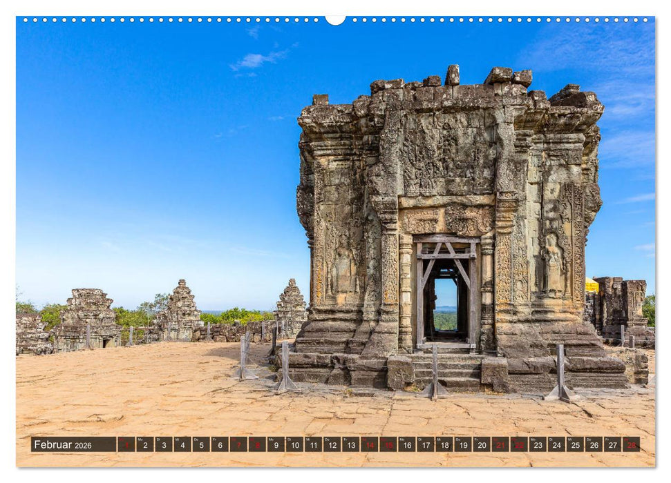 Angkor - Die Tempel der Khmer (CALVENDO Wandkalender 2026)