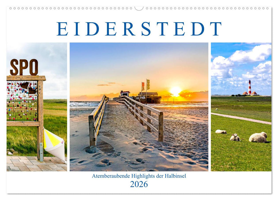 EIDERSTEDT-HIGHLIGHTS (CALVENDO Wandkalender 2026)