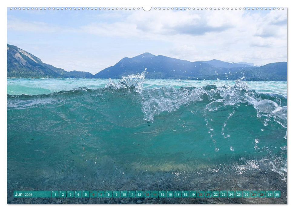 Garmisch Partenkirchen Land - Wasser und Berge sind Leben (CALVENDO Wandkalender 2026)
