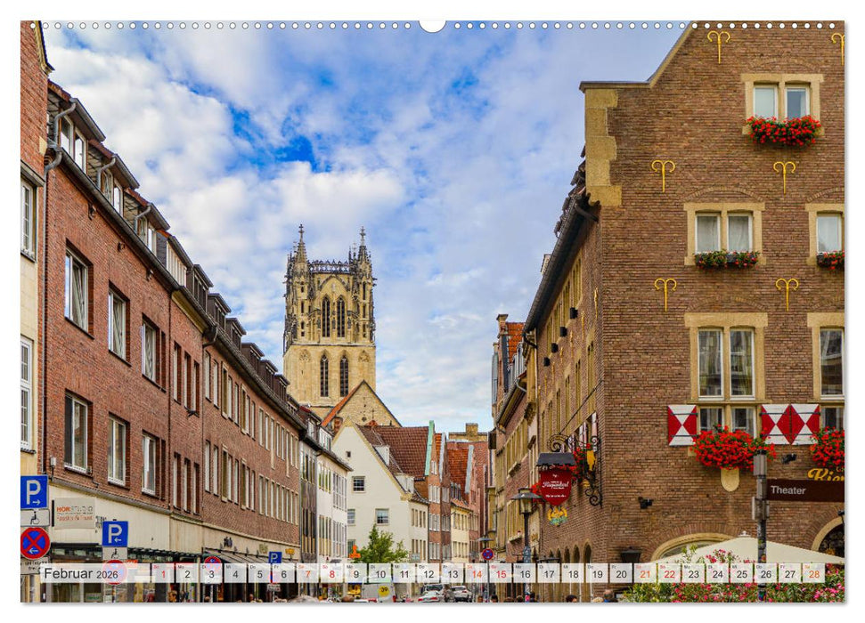Münster Impressionen (CALVENDO Wandkalender 2026)