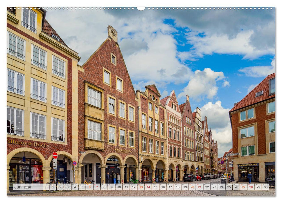 Münster Impressionen (CALVENDO Wandkalender 2026)