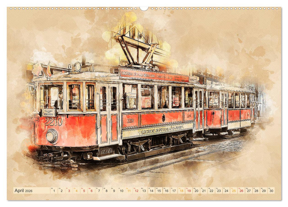Straßenbahn - Faszination auf Rädern (CALVENDO Wandkalender 2026)