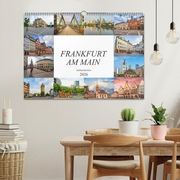 Frankfurt am Main Impressionen (CALVENDO Wandkalender 2026)
