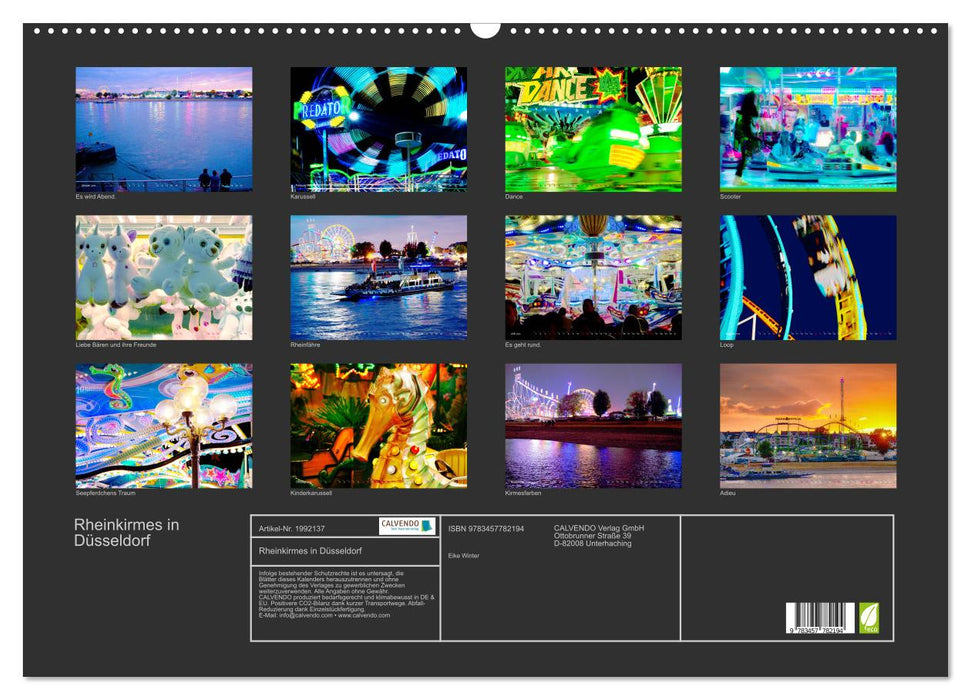 Rheinkirmes in Düsseldorf (CALVENDO Wandkalender 2026)