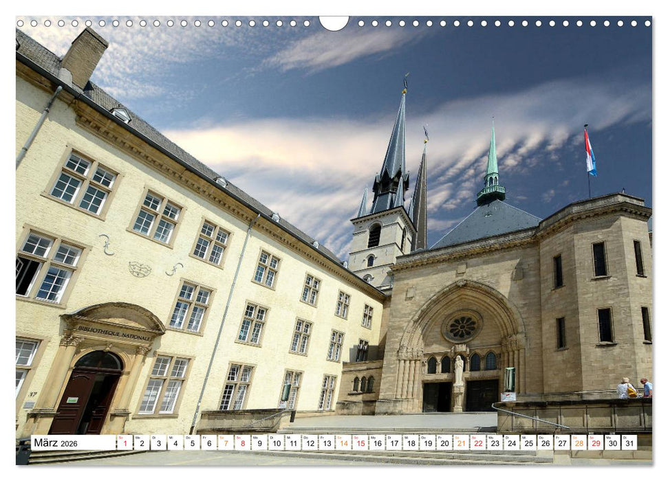 Luxemburg Stadt eine Oase zum Wohlfühlen (CALVENDO Wandkalender 2026)