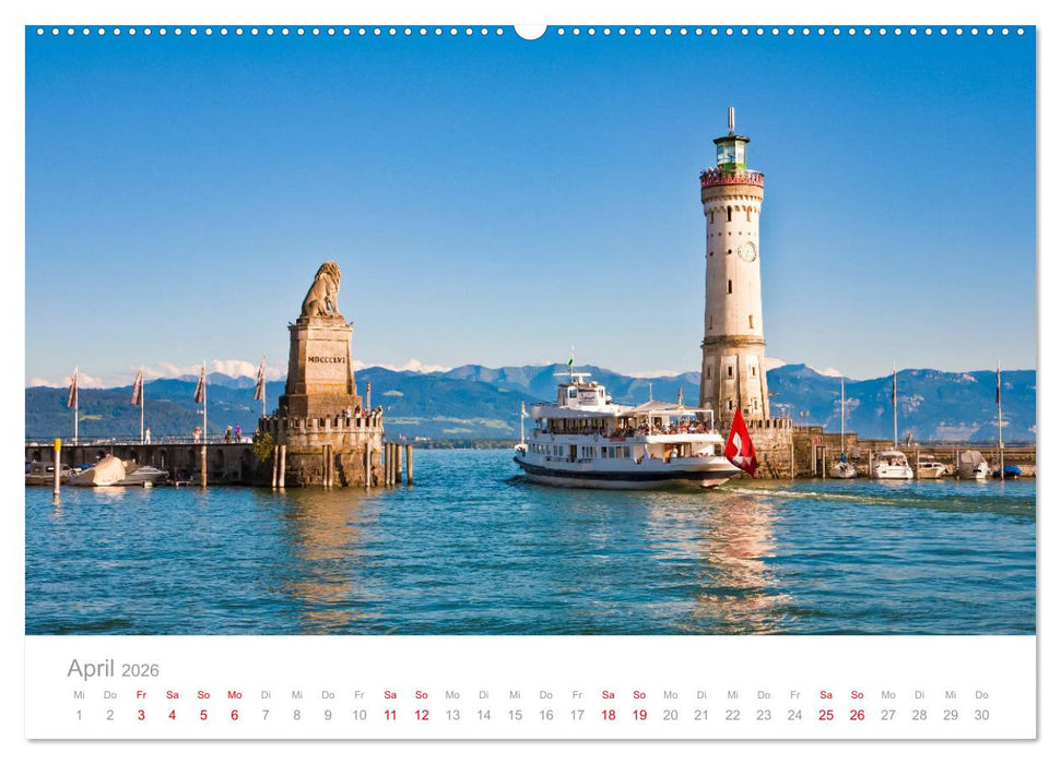 BODENSEE Drei Länder - ein See (CALVENDO Wandkalender 2026)