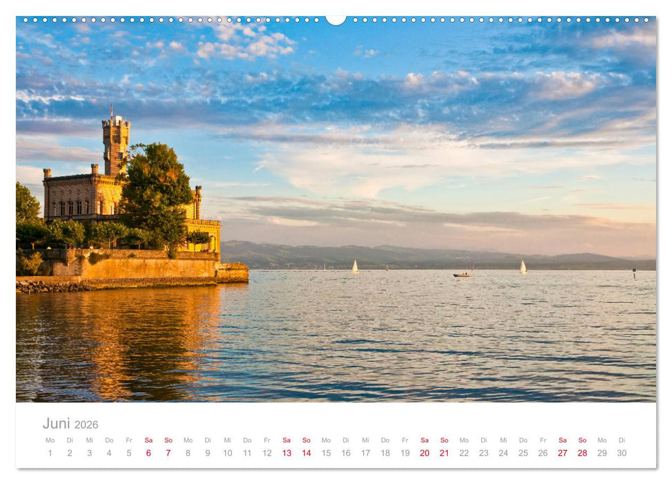 BODENSEE Drei Länder - ein See (CALVENDO Wandkalender 2026)