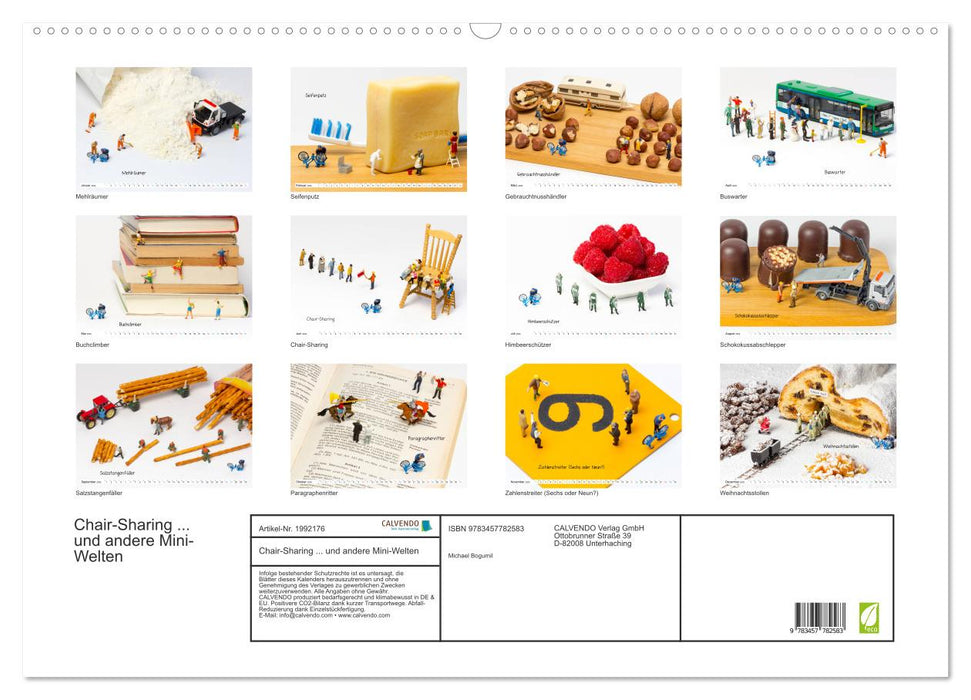 Chair-Sharing ... und andere Mini-Welten (CALVENDO Wandkalender 2026)