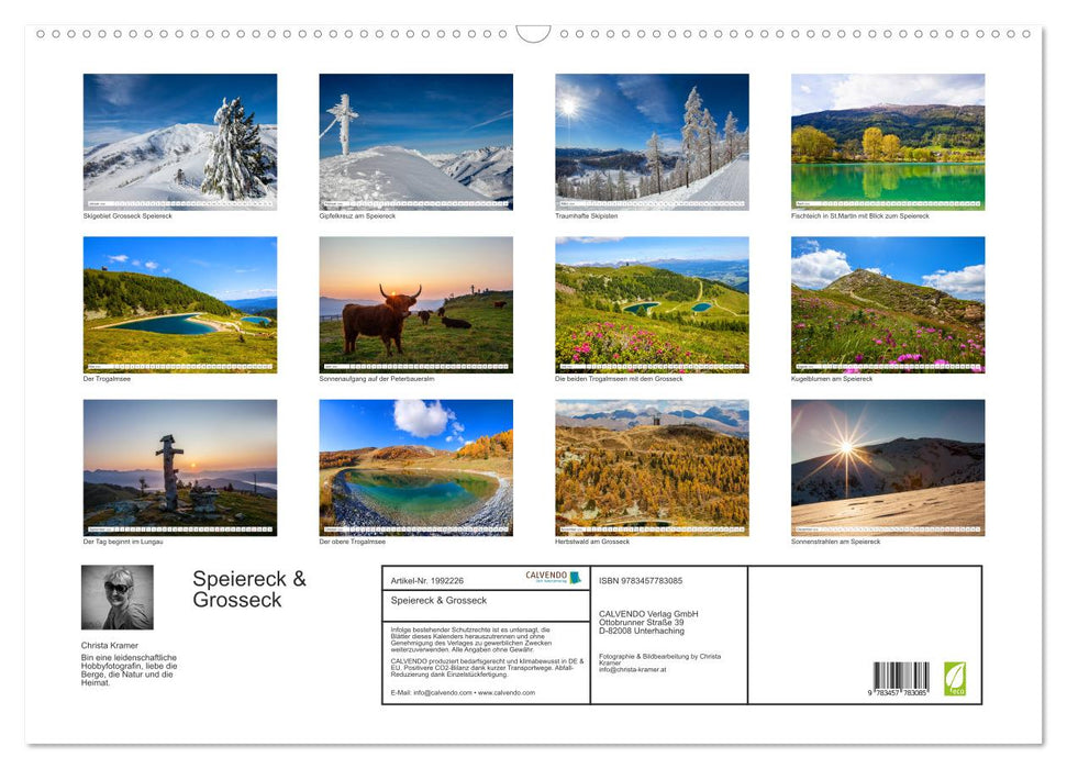 Speiereck & Grosseck (CALVENDO Wandkalender 2026)