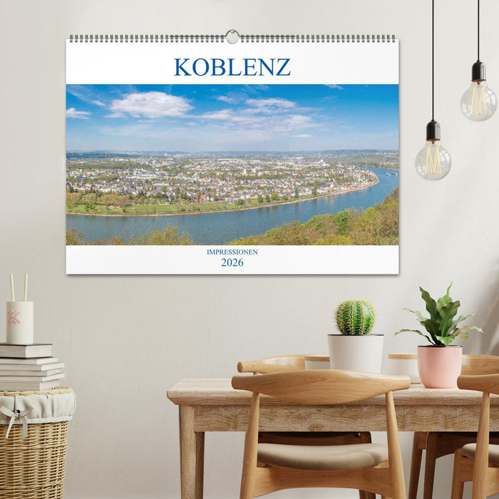 Koblenz Impressionen (CALVENDO Wandkalender 2026)
